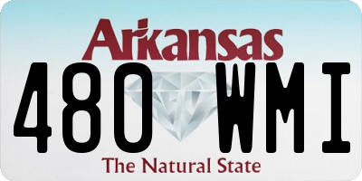AR license plate 480WMI