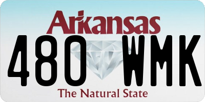 AR license plate 480WMK