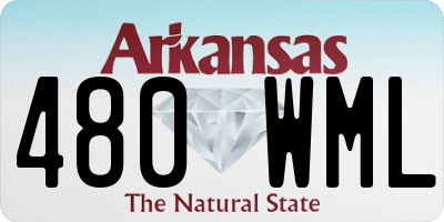 AR license plate 480WML