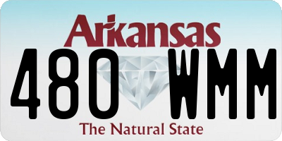 AR license plate 480WMM