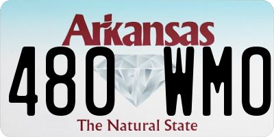 AR license plate 480WMO