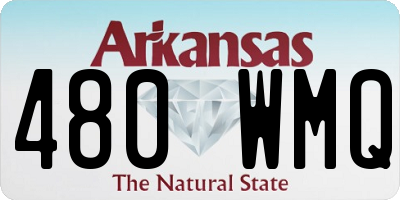 AR license plate 480WMQ