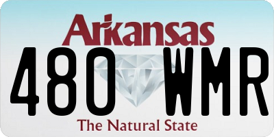 AR license plate 480WMR