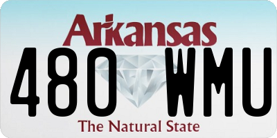 AR license plate 480WMU