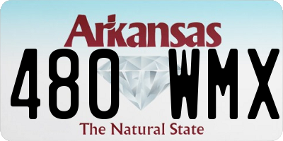 AR license plate 480WMX