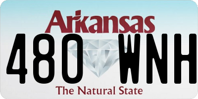 AR license plate 480WNH