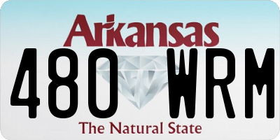 AR license plate 480WRM