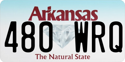AR license plate 480WRQ