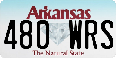 AR license plate 480WRS