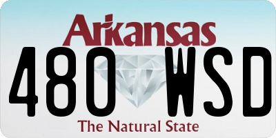 AR license plate 480WSD