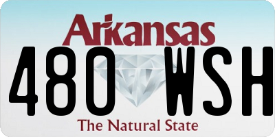 AR license plate 480WSH