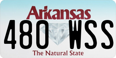 AR license plate 480WSS