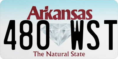 AR license plate 480WST