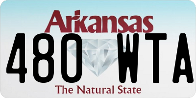 AR license plate 480WTA