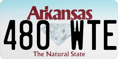 AR license plate 480WTE