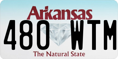 AR license plate 480WTM
