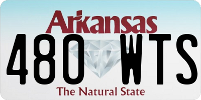 AR license plate 480WTS