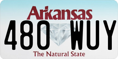 AR license plate 480WUY