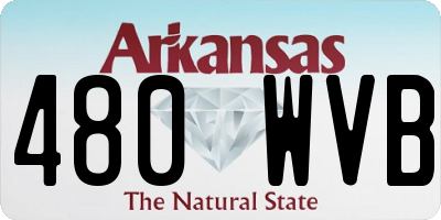 AR license plate 480WVB
