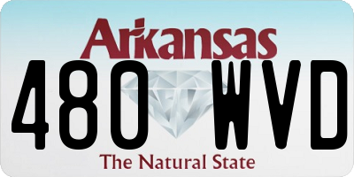 AR license plate 480WVD