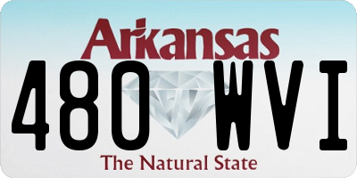 AR license plate 480WVI