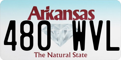 AR license plate 480WVL