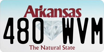 AR license plate 480WVM