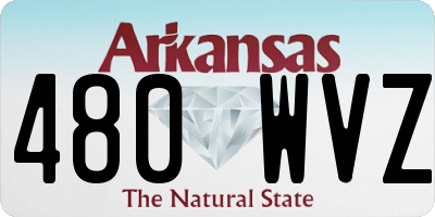 AR license plate 480WVZ