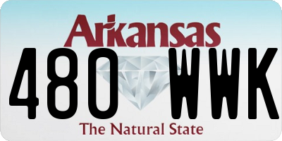 AR license plate 480WWK