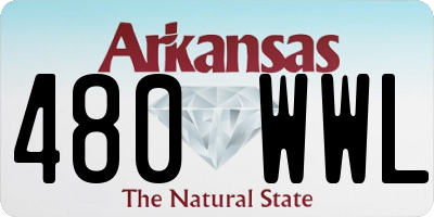 AR license plate 480WWL