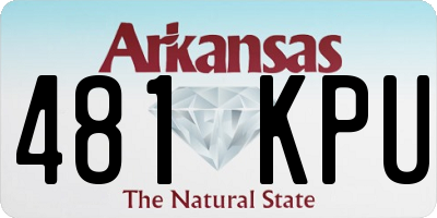 AR license plate 481KPU