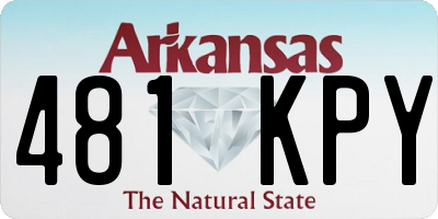 AR license plate 481KPY