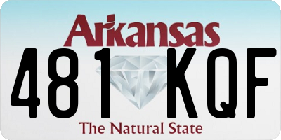 AR license plate 481KQF