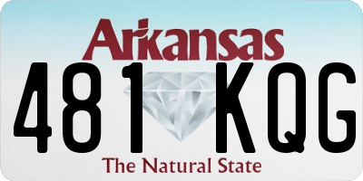 AR license plate 481KQG