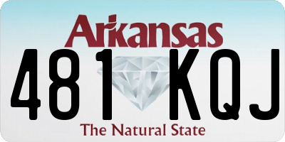 AR license plate 481KQJ