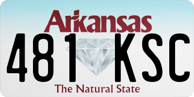 AR license plate 481KSC