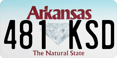 AR license plate 481KSD