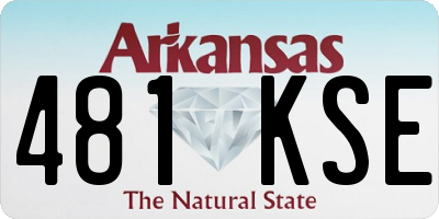 AR license plate 481KSE