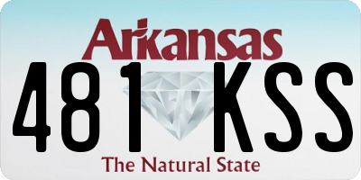 AR license plate 481KSS