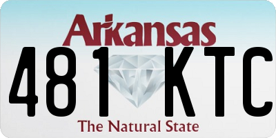 AR license plate 481KTC