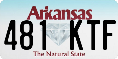 AR license plate 481KTF