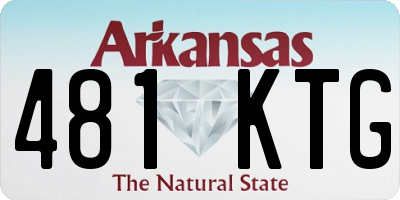 AR license plate 481KTG