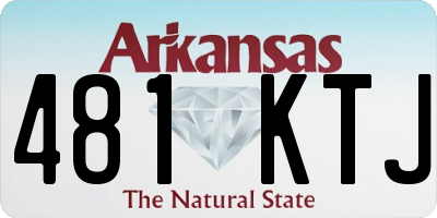 AR license plate 481KTJ
