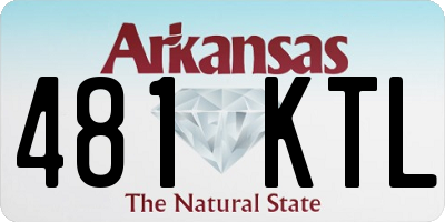AR license plate 481KTL