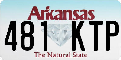 AR license plate 481KTP