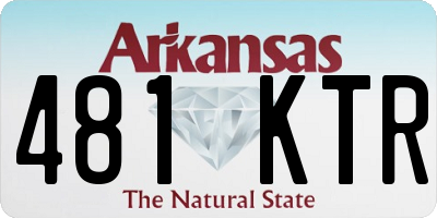 AR license plate 481KTR