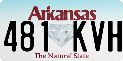 AR license plate 481KVH