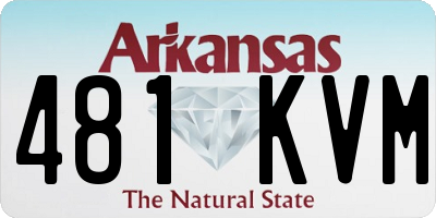 AR license plate 481KVM