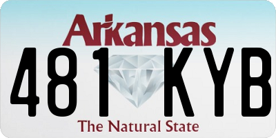 AR license plate 481KYB