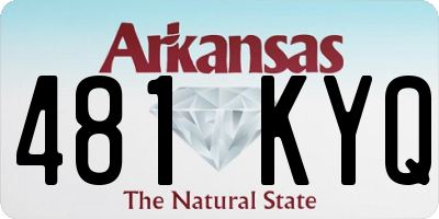AR license plate 481KYQ